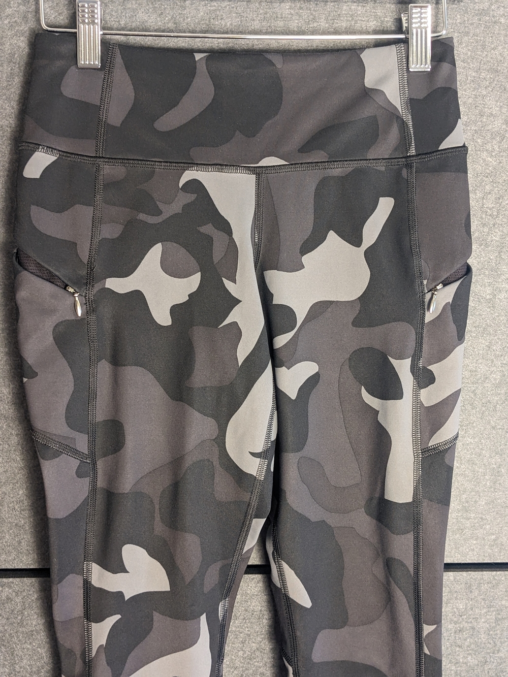 Athleta Gray & Black Camo High-Rise Leggings - Picture 3 of 9